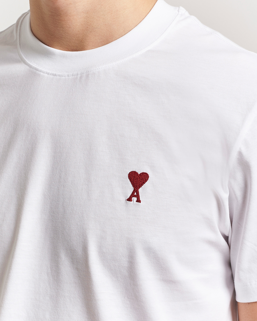 Homme | T-shirts | AMI | Heart Logo T-Shirt White