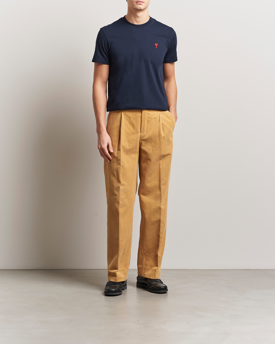 Homme | T-shirts | AMI | Heart Logo T-Shirt Night Blue