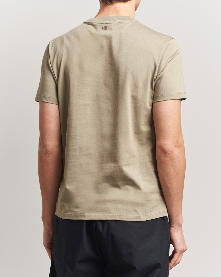 Homme | T-shirts | AMI | Off White Heart Logo T-Shirt Beige