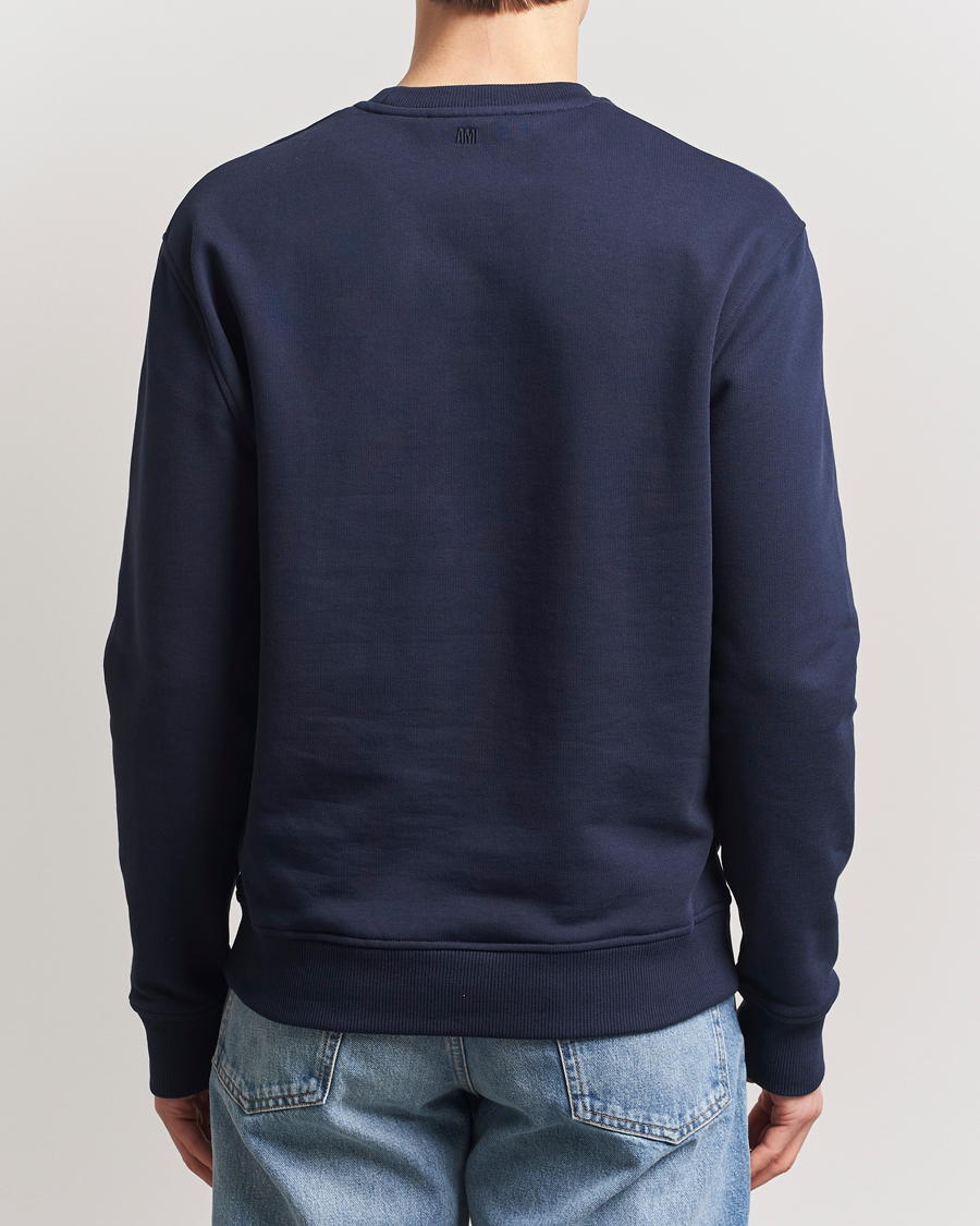 Homme | Pulls Et Tricots | AMI | Heart Logo Sweatshirt Night Blue