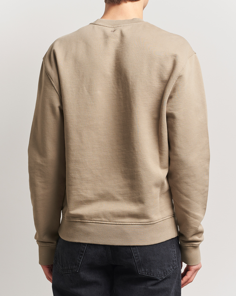 Homme | Pulls Et Tricots | AMI | Off White Heart Logo Sweatshirt Beige