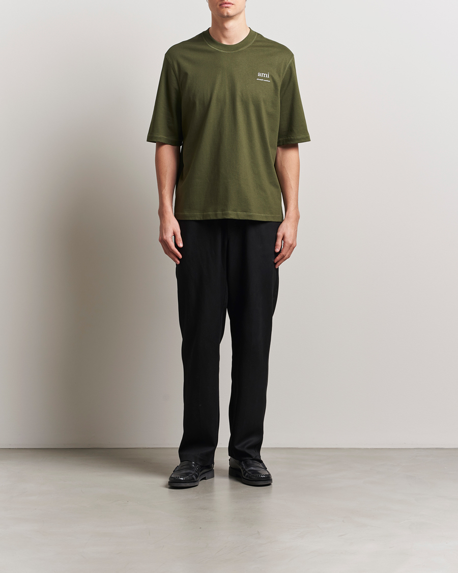 Homme | T-shirts | AMI | Logo T-Shirt Loden