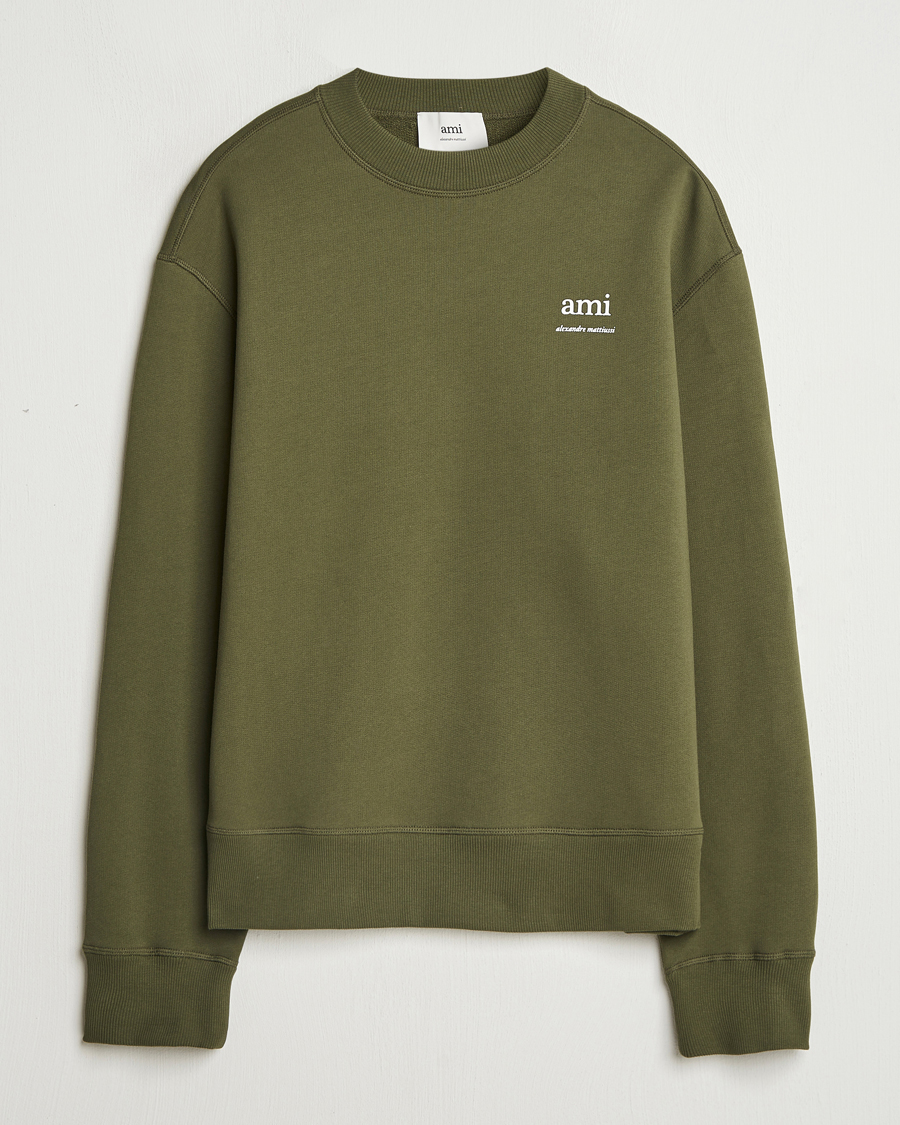 Homme | Pulls Et Tricots | AMI | Logo Sweatshirt Loden
