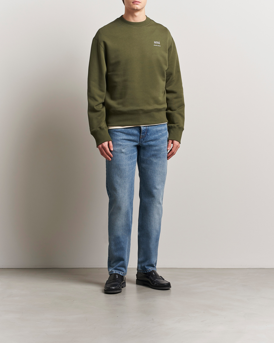 Homme | Pulls Et Tricots | AMI | Logo Sweatshirt Loden