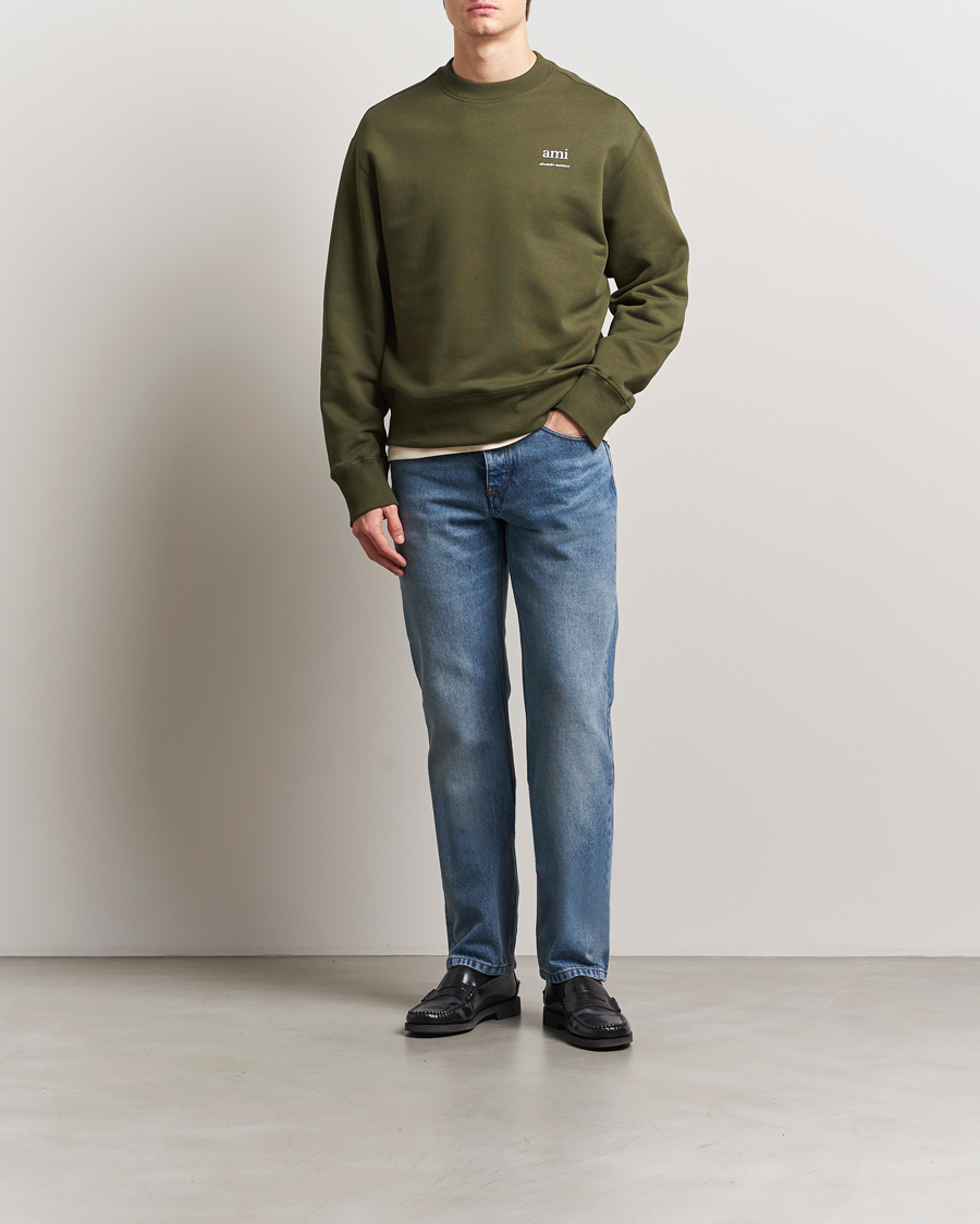 Homme | Jeans | AMI | Classic Fit Jeans Used Blue