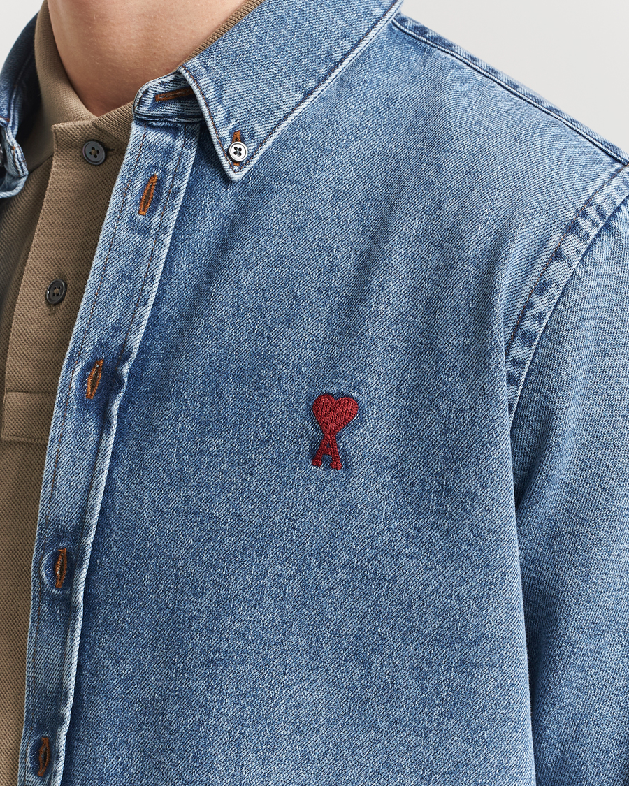 Homme | Chemises | AMI | ADC Jeans Shirt Used Blue