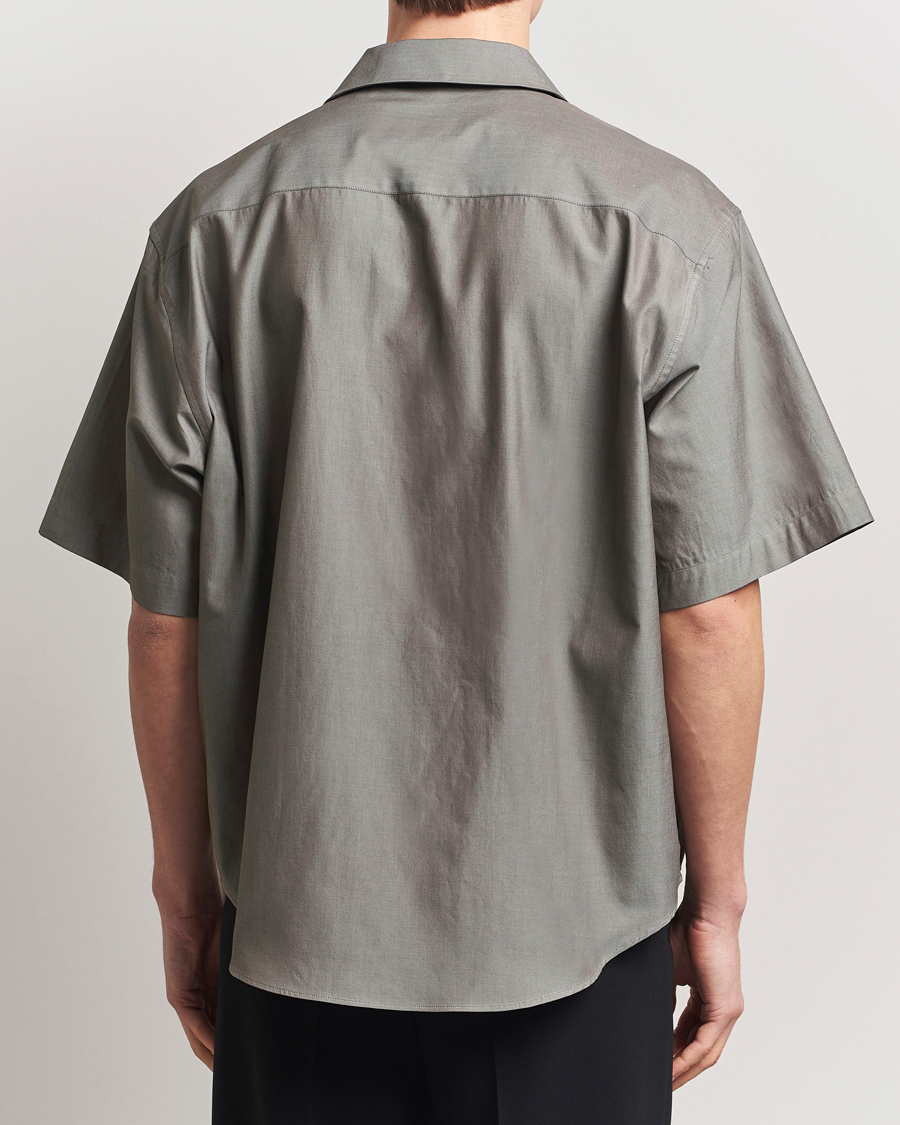 Homme | Chemises | AMI | Short Sleeve Boxy Shirt Smoke Grey