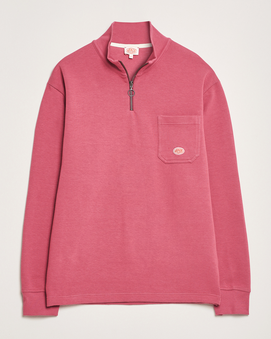 Homme | Pulls Et Tricots | Armor-lux | Camionneur Cotton Half Zip Sweater Malaga