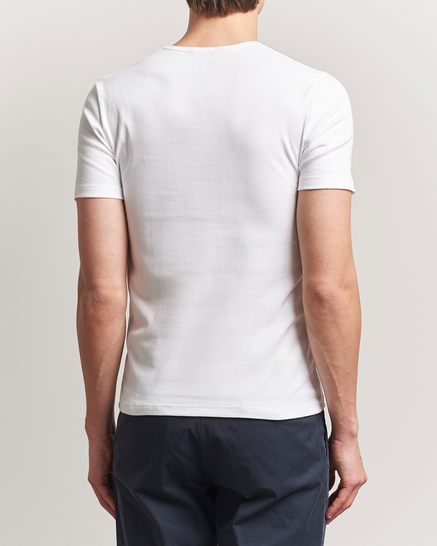 Homme | T-shirts | Armor-lux | 2-Pack Crew Neck T-Shirt White/White