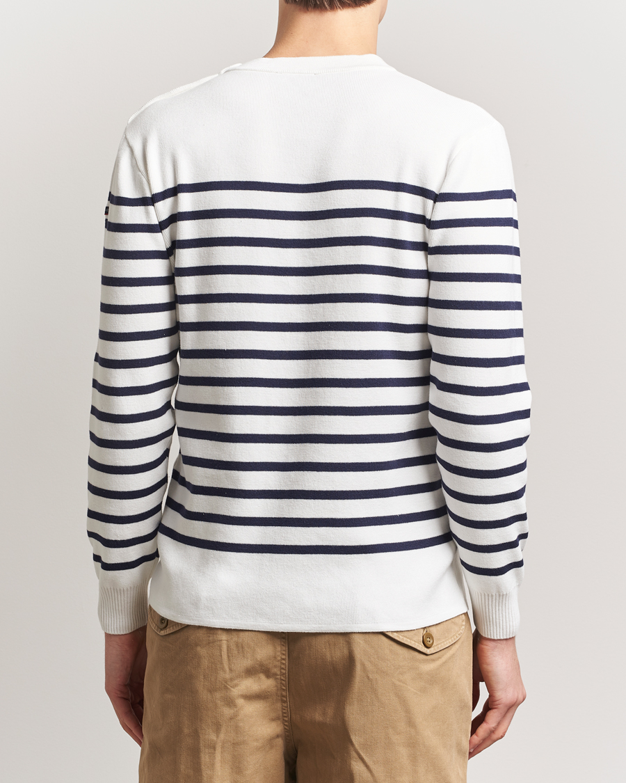 Homme | Pulls Et Tricots | Armor-lux | Groix Striped Sweater Milk/Navy
