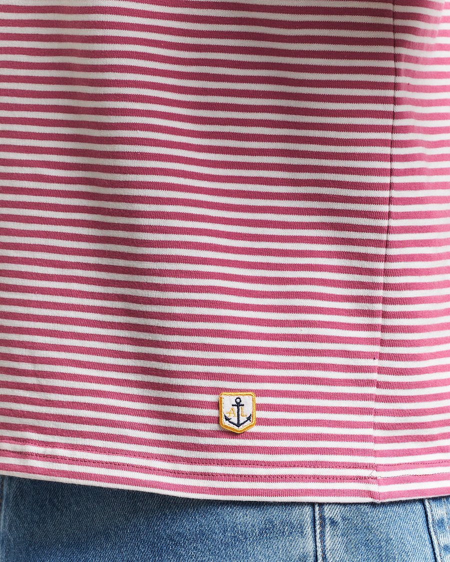 Homme | T-shirts | Armor-lux | Callac Héritage Stripe T-Shirt Malaga/Milk