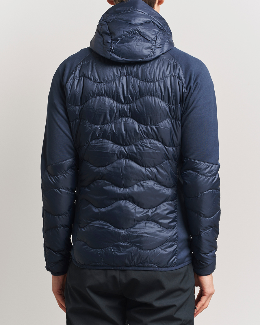 Homme | Manteaux Et Vestes | Peak Performance | Helium Down Hooded Hybrid Jacket Blue Shadow