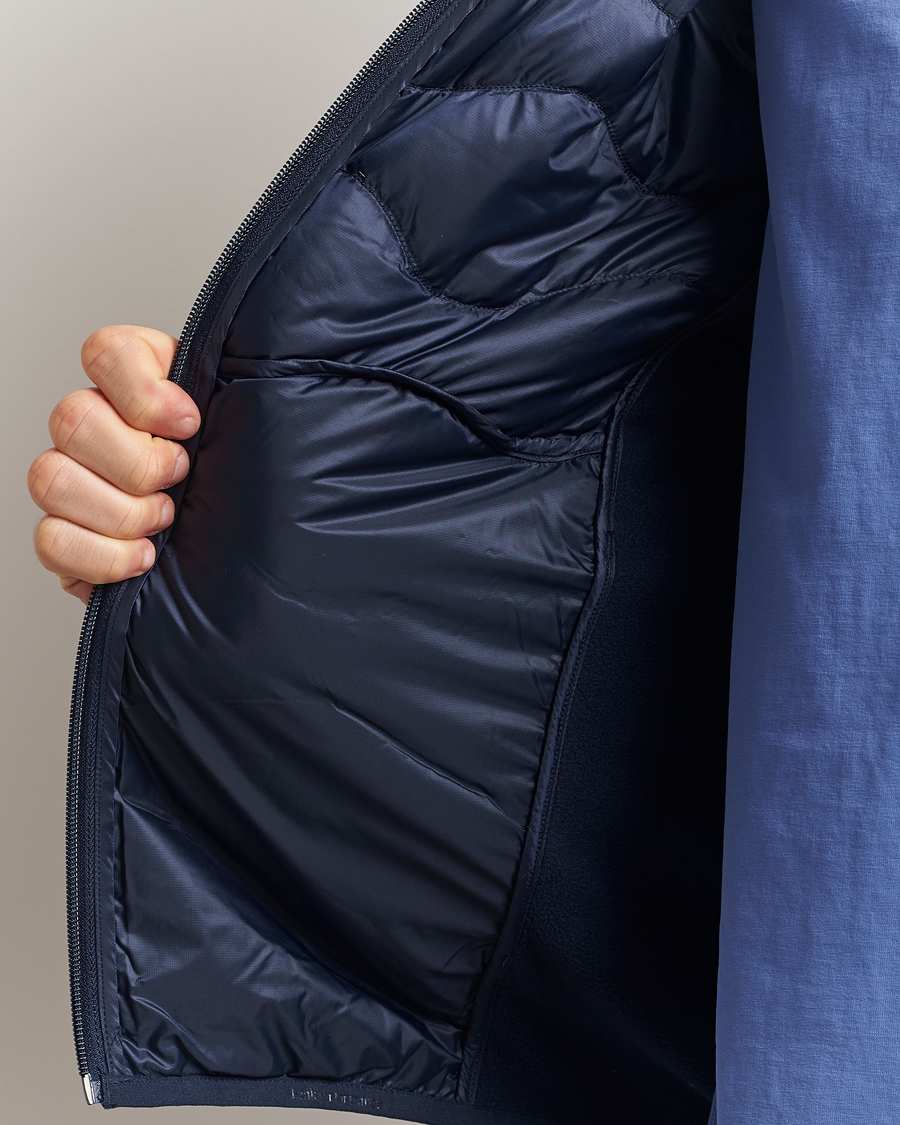 Homme | Manteaux Et Vestes | Peak Performance | Helium Down Hooded Hybrid Jacket Blue Shadow