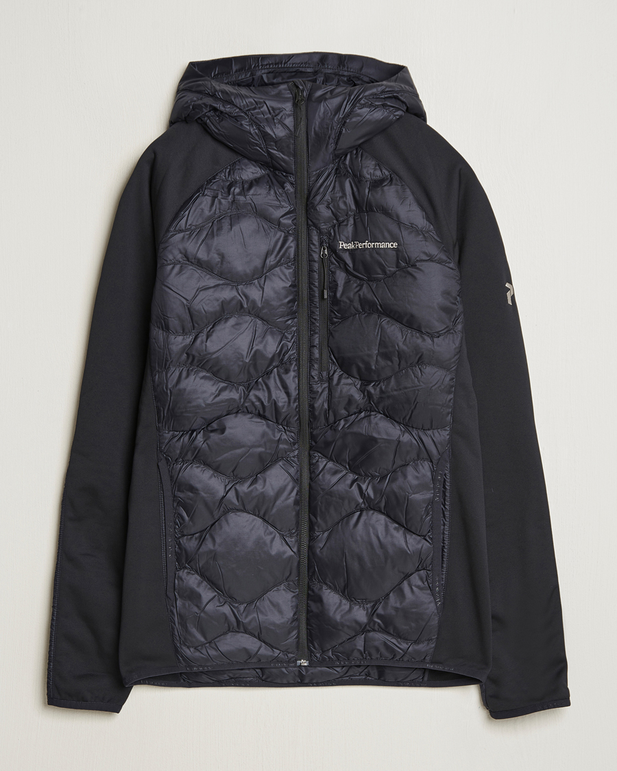 Homme | Manteaux Et Vestes | Peak Performance | Helium Down Hooded Hybrid Jacket Black