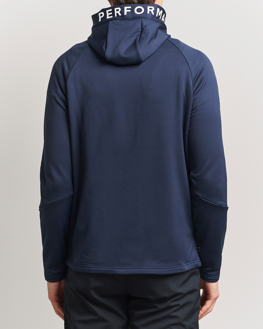 Homme | Pulls Et Tricots | Peak Performance | Rider Hooded Full Zip Blue Shadow