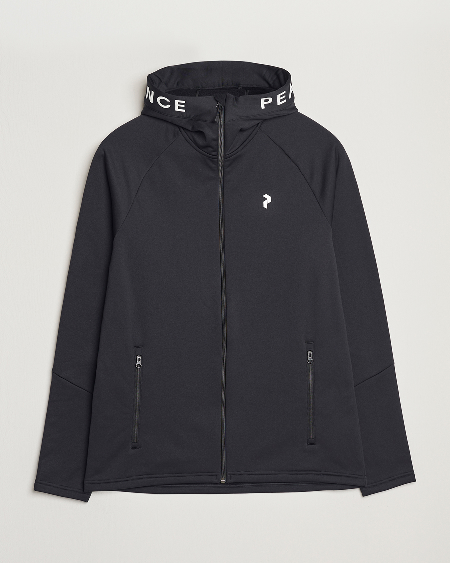 Homme | Pulls Et Tricots | Peak Performance | Rider Hooded Full Zip Black