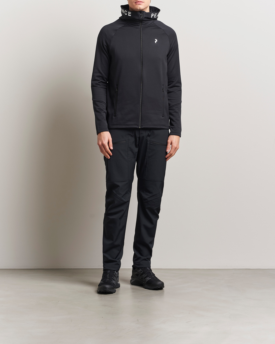 Homme | Pulls Et Tricots | Peak Performance | Rider Hooded Full Zip Black