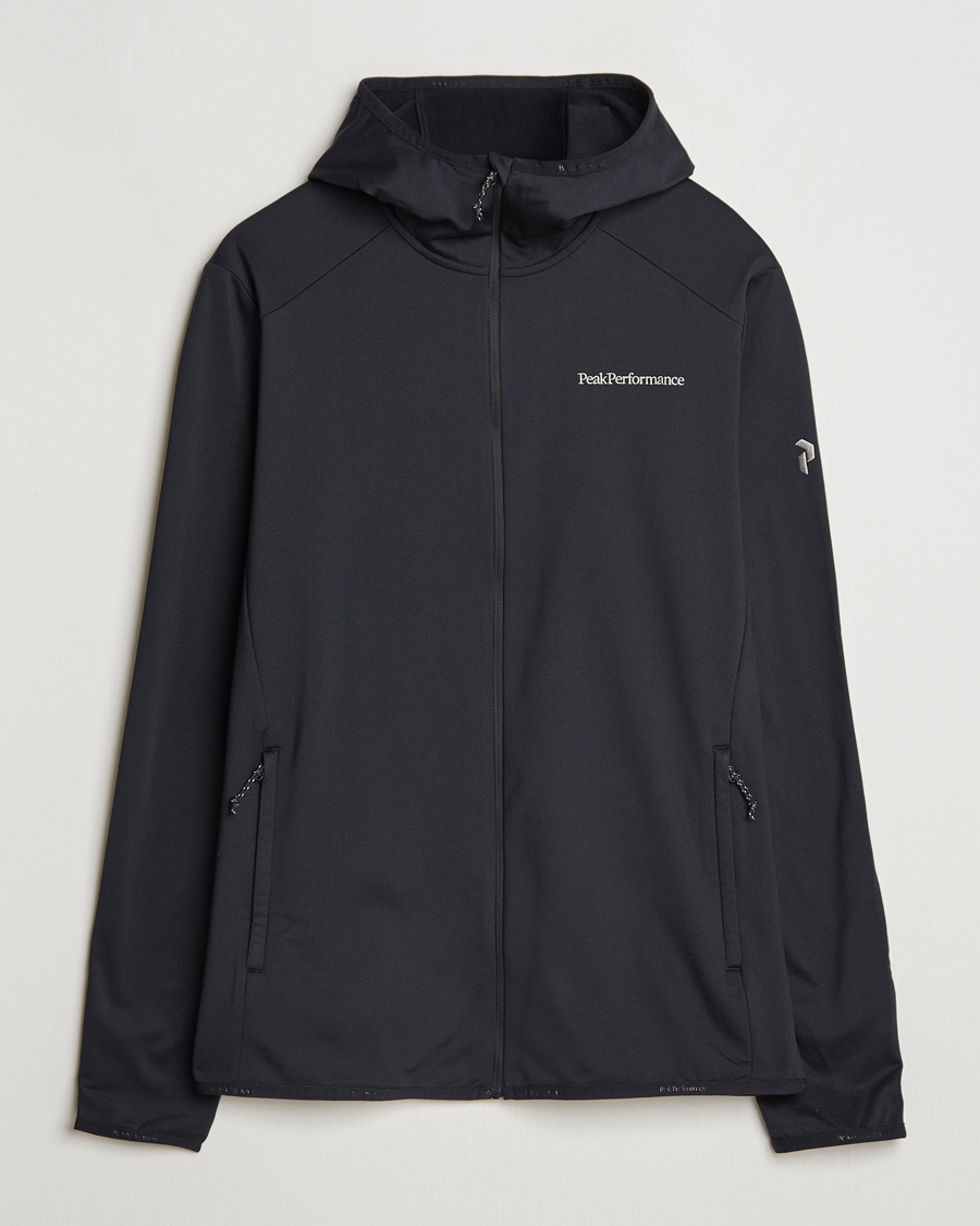Homme | Pulls Et Tricots | Peak Performance | Light Hooded Full Zip Black