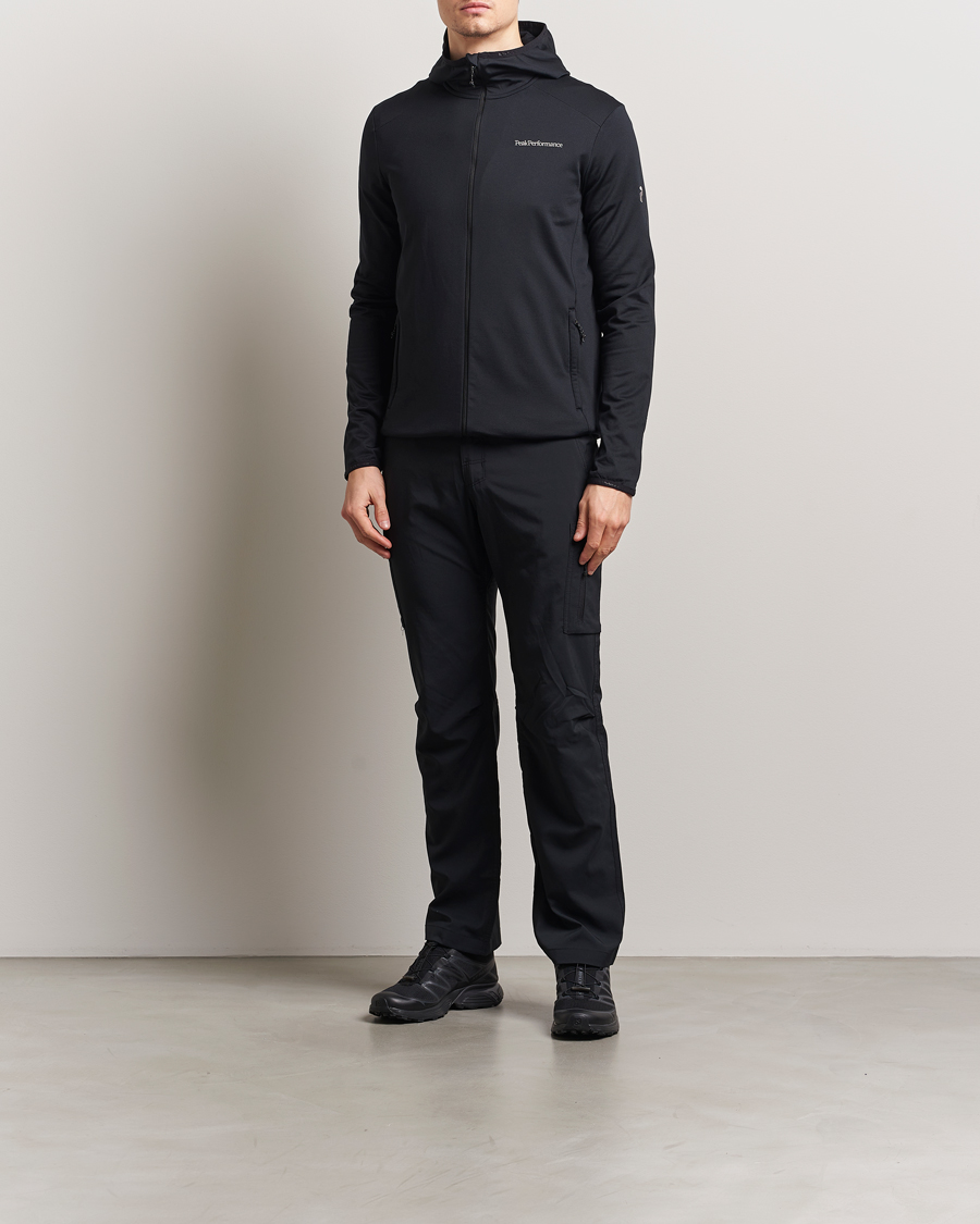 Homme | Pulls Et Tricots | Peak Performance | Light Hooded Full Zip Black