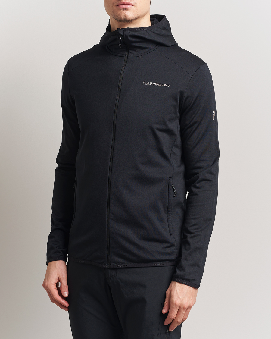 Homme | Pulls Et Tricots | Peak Performance | Light Hooded Full Zip Black