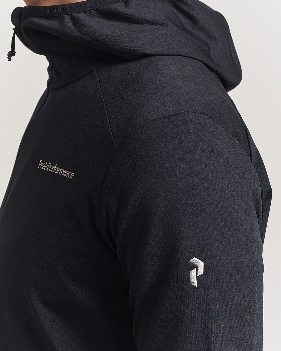 Homme | Pulls Et Tricots | Peak Performance | Light Hooded Full Zip Black
