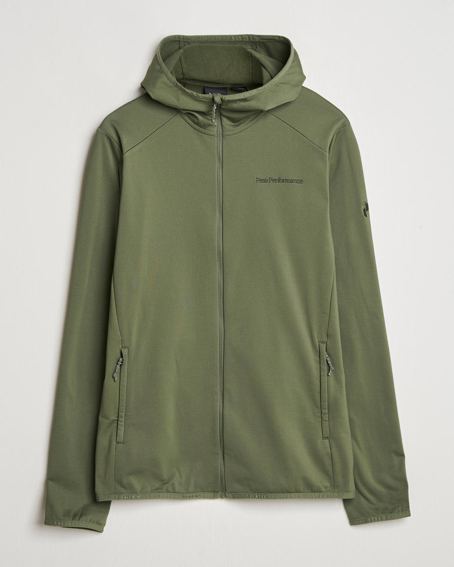 Homme | Pulls Et Tricots | Peak Performance | Light Hooded Full Zip Pine Needle