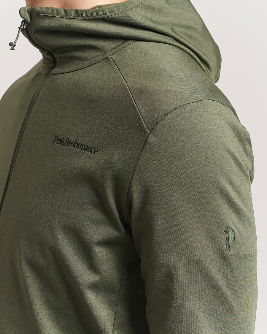 Homme | Pulls Et Tricots | Peak Performance | Light Hooded Full Zip Pine Needle