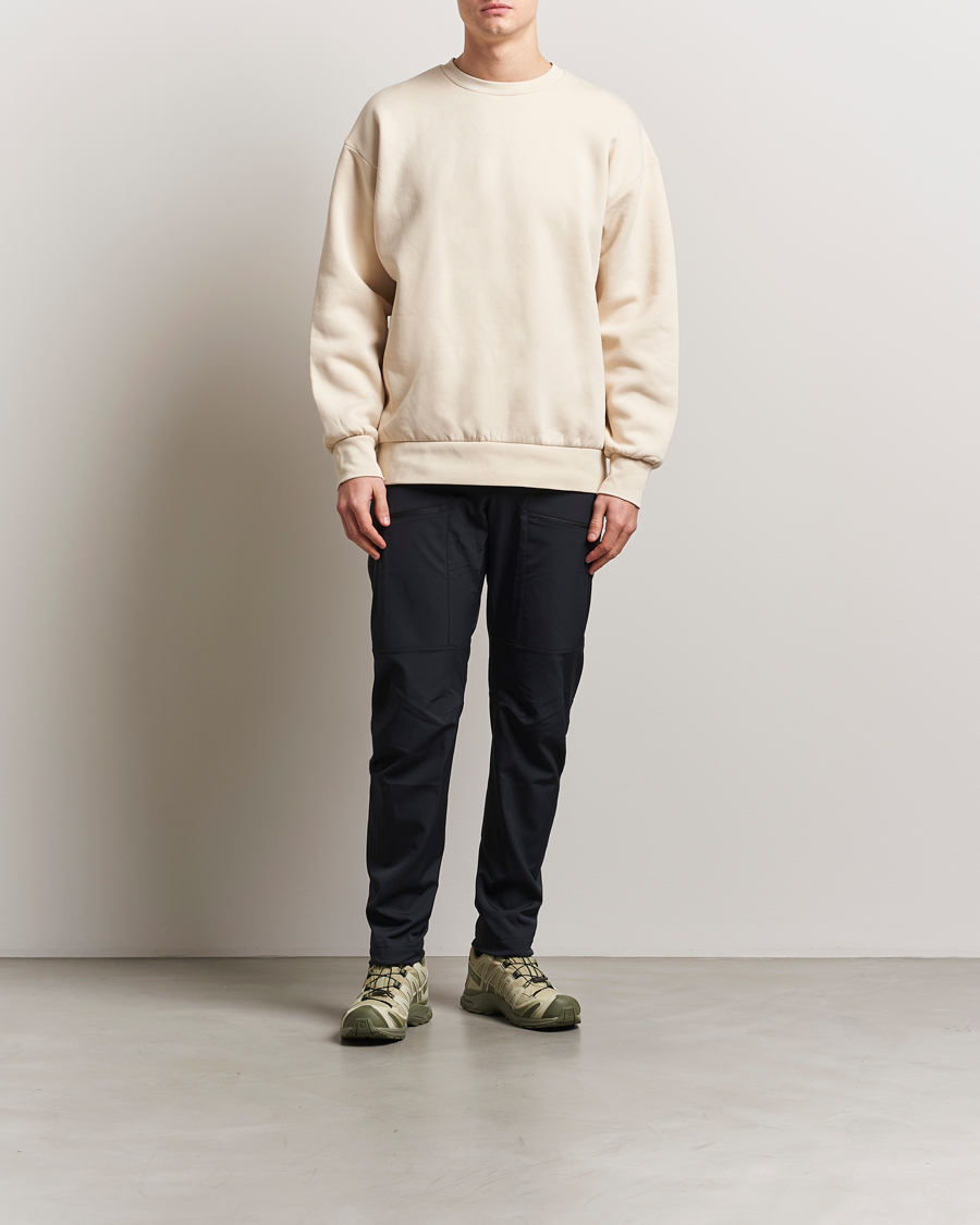 Homme | Pulls Et Tricots | Peak Performance | Original Stomp Crew Neck Sweatshirt Sand Fog