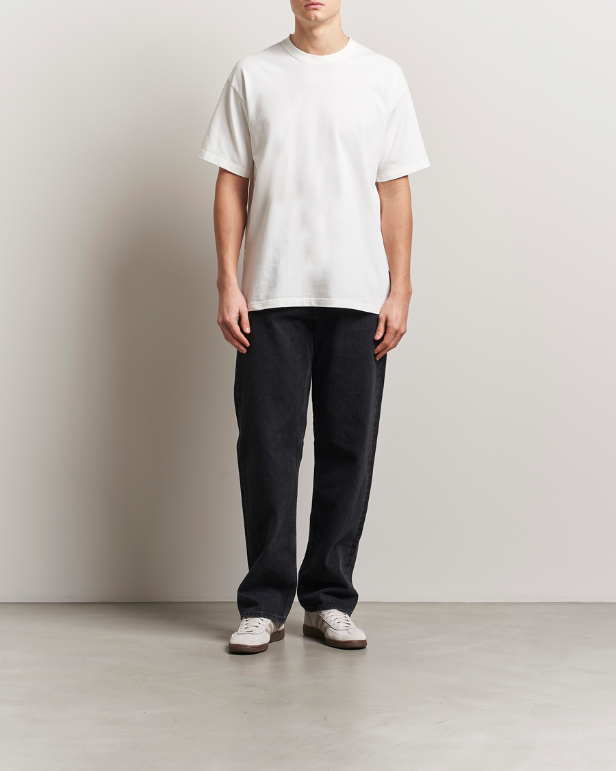 Homme | T-shirts | Peak Performance | Heavy Cotton Crew Neck T-Shirt Off White