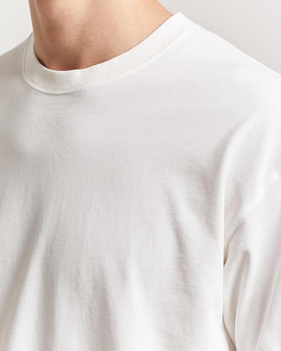 Homme | T-shirts | Peak Performance | Heavy Cotton Crew Neck T-Shirt Off White