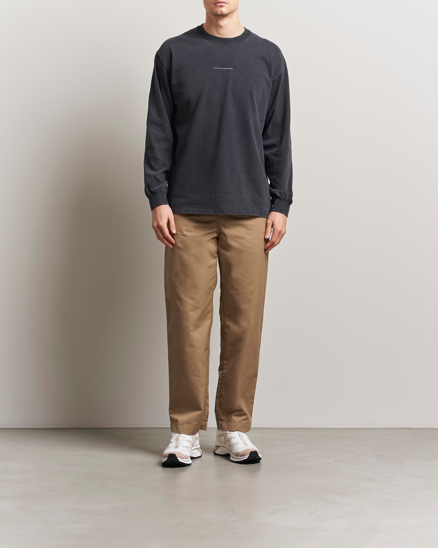 Homme | T-shirts | Peak Performance | Graphic Long Sleeve T-Shirt Black