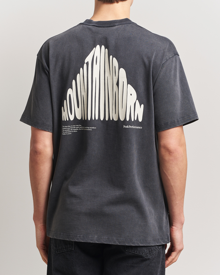 Homme | T-shirts | Peak Performance | Graphic Crew Neck T-Shirt Black