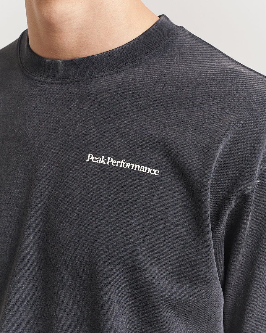 Homme | T-shirts | Peak Performance | Graphic Crew Neck T-Shirt Black