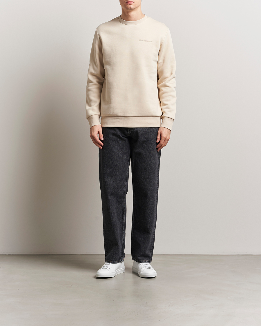 Homme | Pulls Et Tricots | Peak Performance | Original Crew Neck Sweatshirt Sand Fog