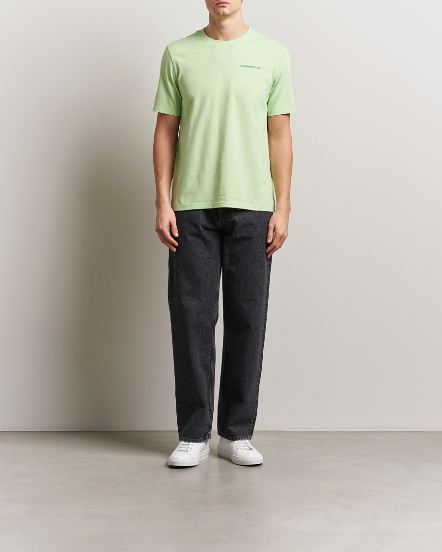 Homme | T-shirts | Peak Performance | Original Crew Neck T-Shirt Vivid Green