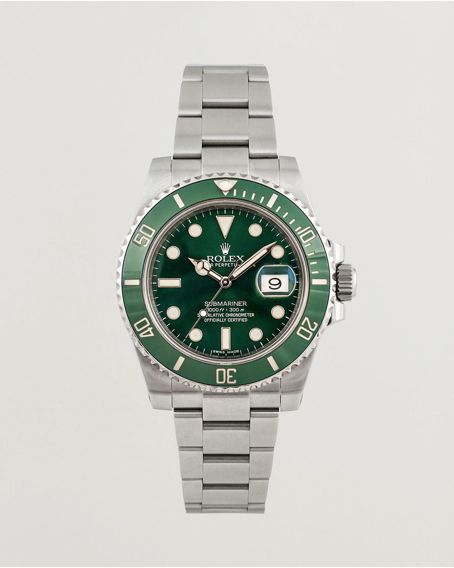 Homme | Rolex Pre-Owned Submariner Hulk | Rolex Pre-Owned | Submariner Hulk