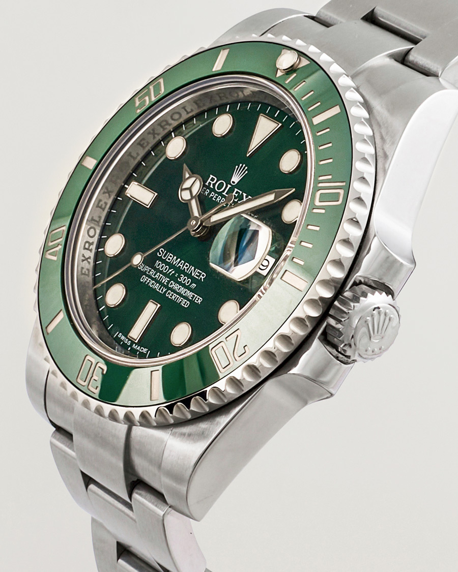 Homme | Rolex Pre-Owned Submariner Hulk | Rolex Pre-Owned | Submariner Hulk
