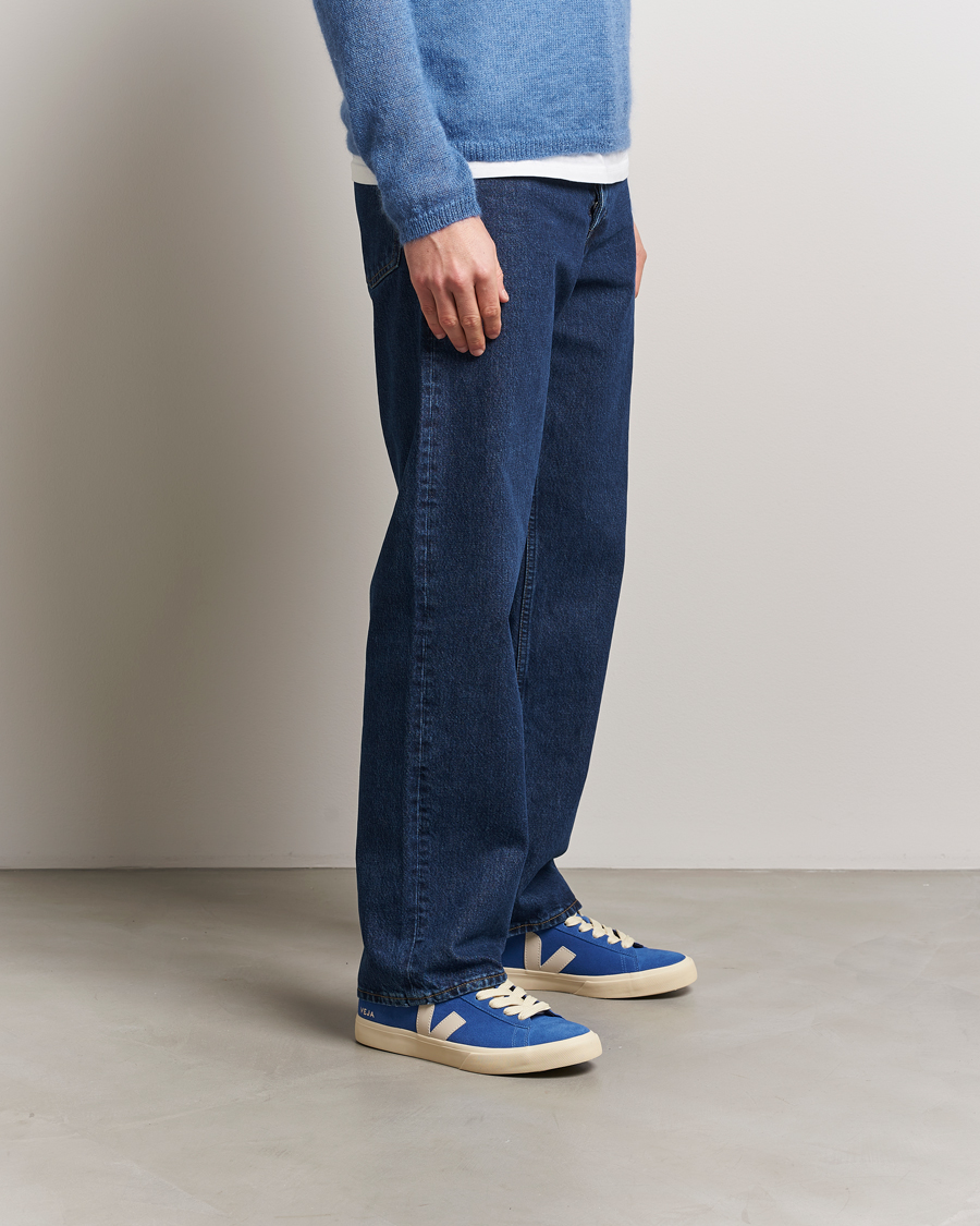 Homme | Veja Campo Bold Suede Sneaker Indigo Pierre | Veja | Campo Bold Suede Sneaker Indigo Pierre