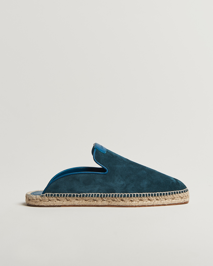 Homme | Lanvin Espadrilles Petrol Blue | Lanvin | Espadrilles Petrol Blue