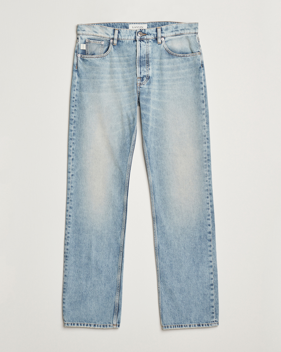 Homme | Jeans | Lanvin | Straight Leg Jeans Light Blue Wash