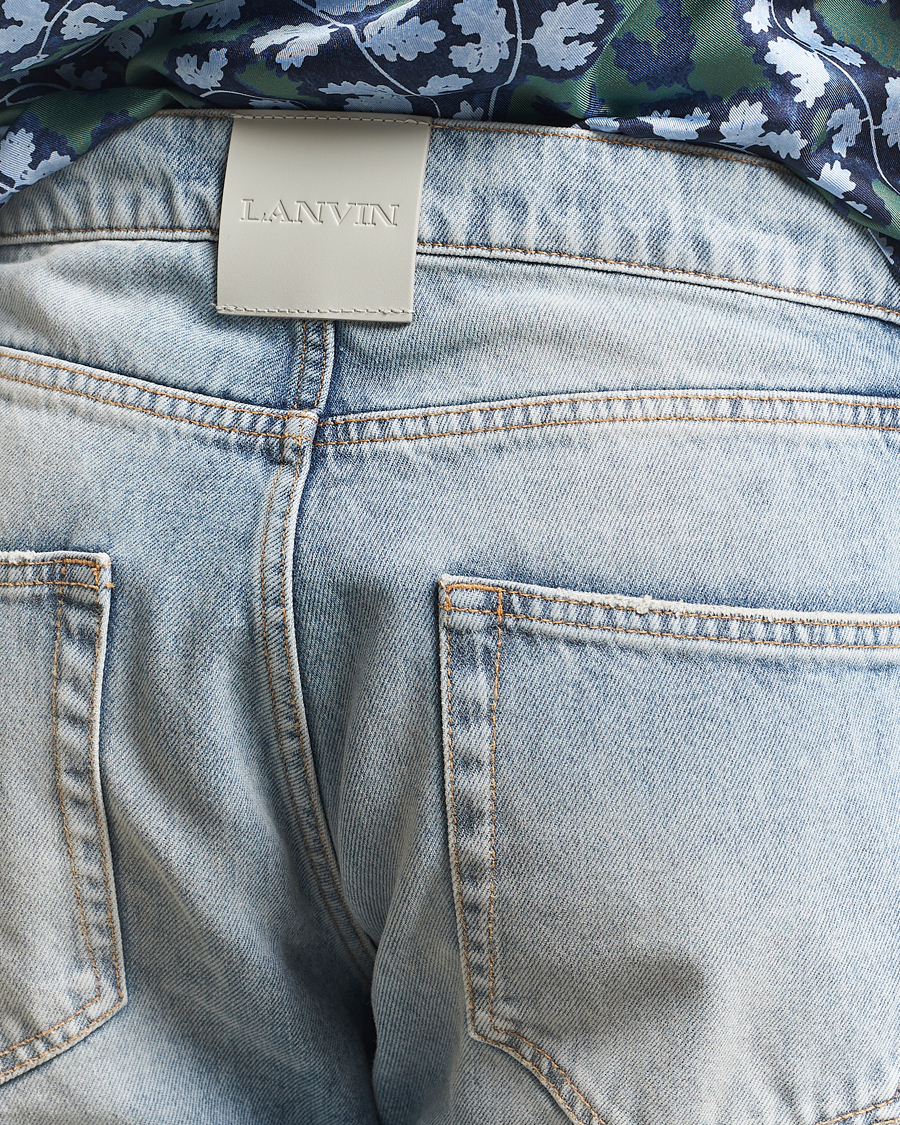 Homme | Jeans | Lanvin | Straight Leg Jeans Light Blue Wash
