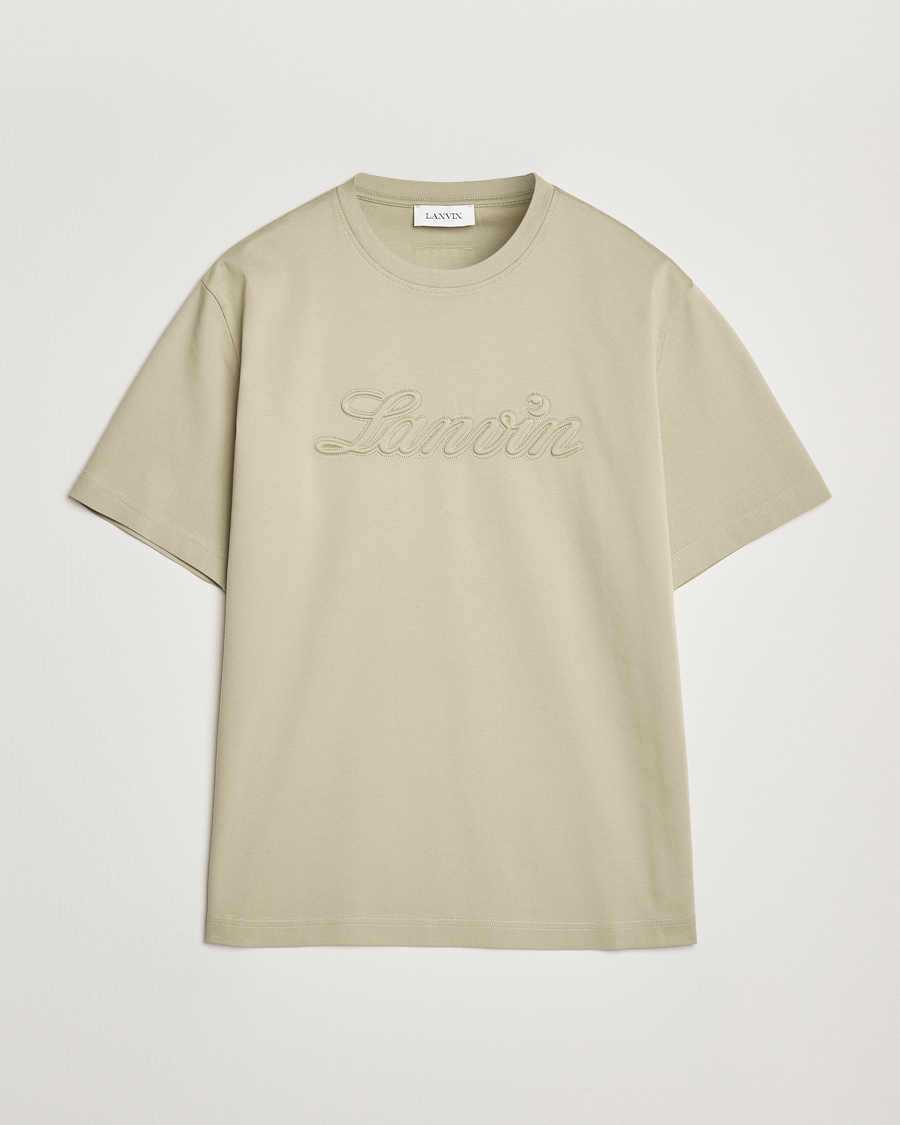 Homme | T-shirts | Lanvin | Debossed Script T-Shirt Lin