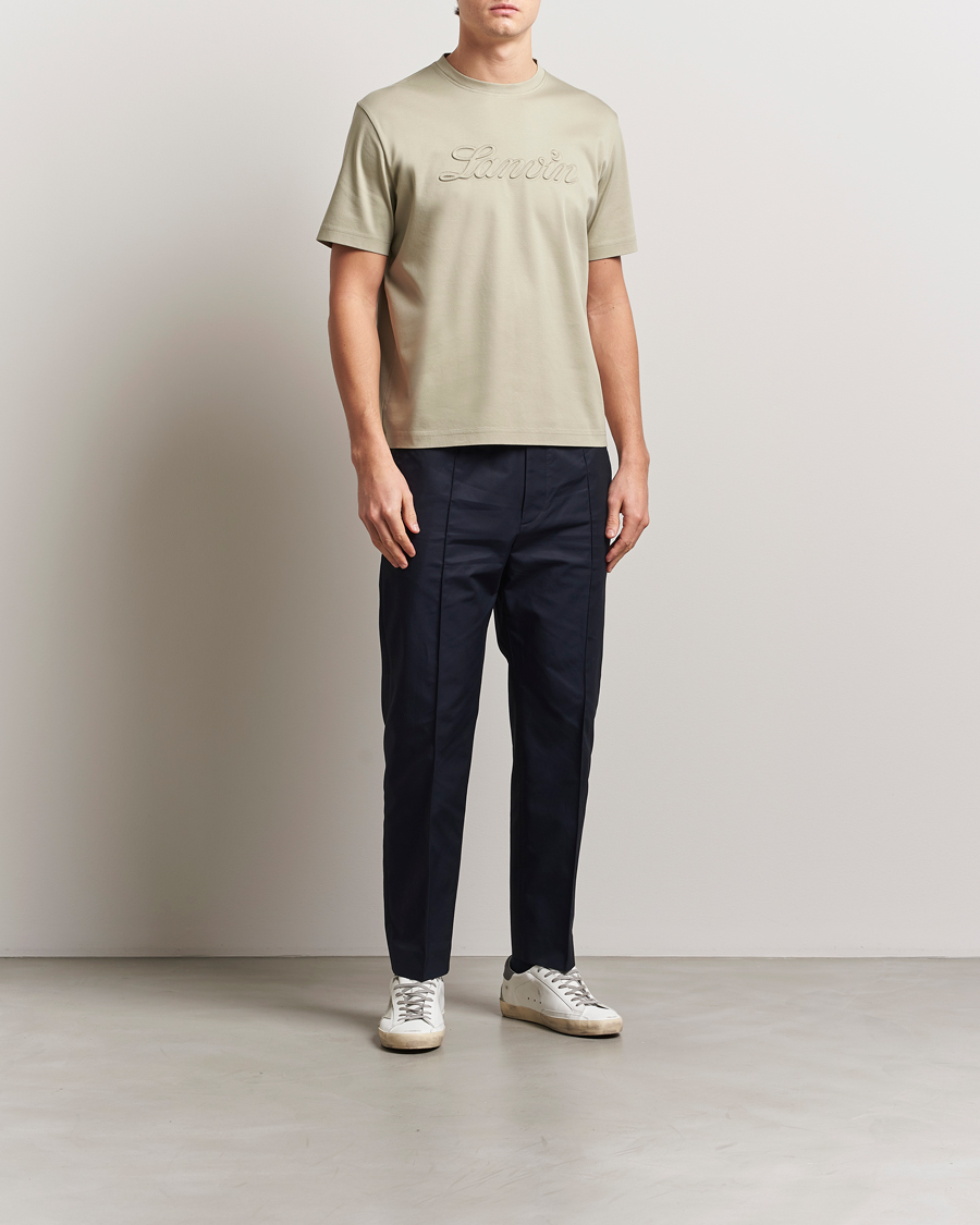 Homme | T-shirts | Lanvin | Debossed Script T-Shirt Lin
