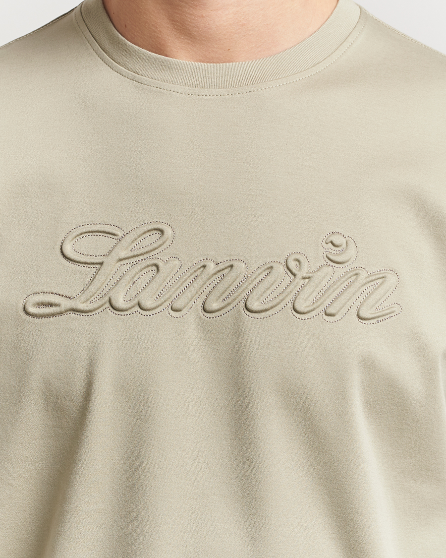 Homme | T-shirts | Lanvin | Debossed Script T-Shirt Lin
