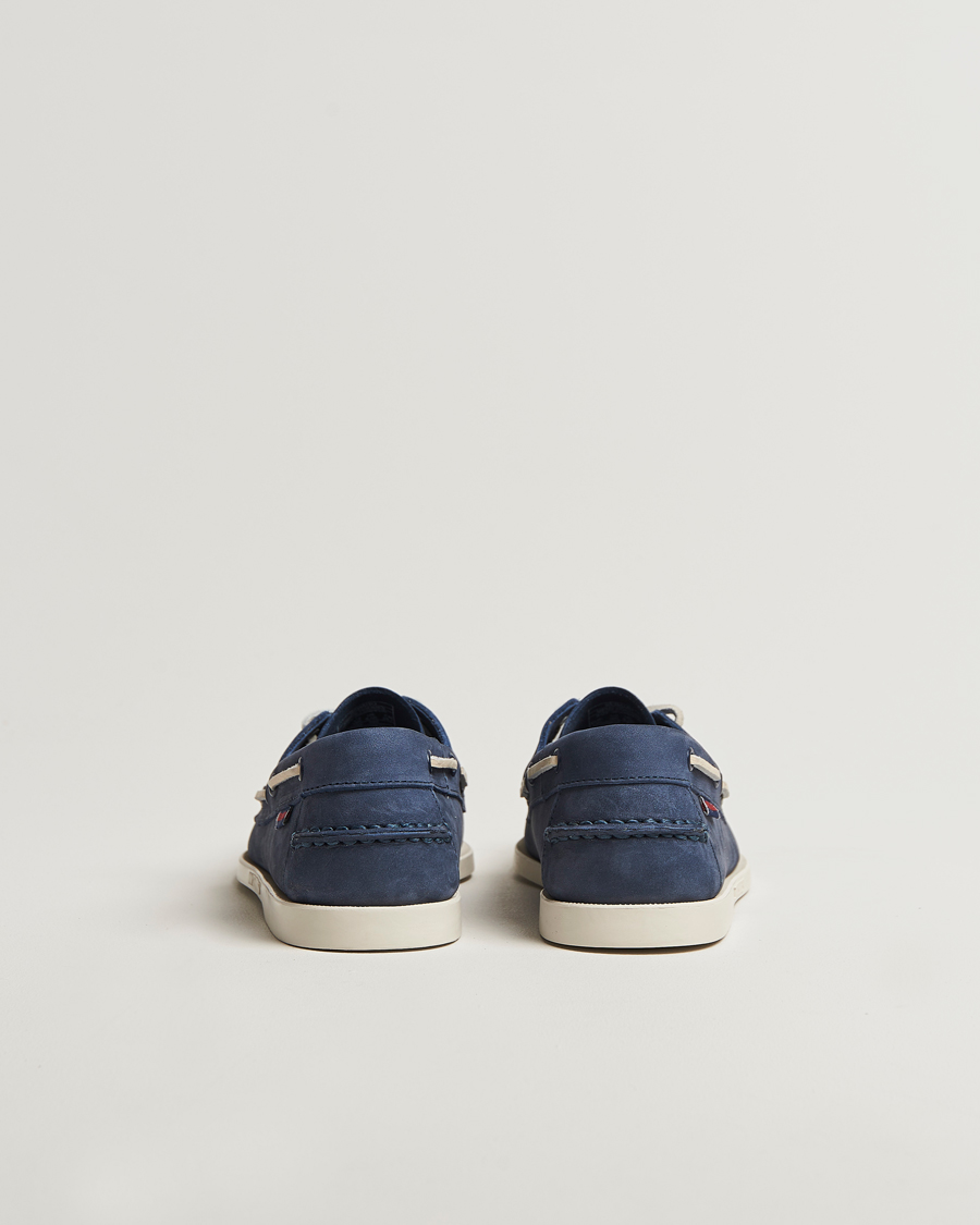 Homme | Sebago Docksides Portland Nubuck Boat Shoe Blue Navy | Sebago | Docksides Portland Nubuck Boat Shoe Blue Navy