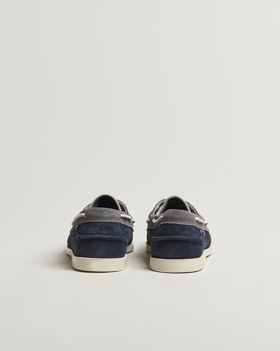 Homme | Chaussures Bateau | Sebago | Docksides Portland Jib Boat Shoe Navy/Grey