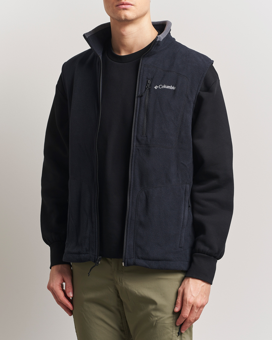 Homme | Pulls Et Tricots | Columbia | Fast Trek Full Zip Fleece Vest Black