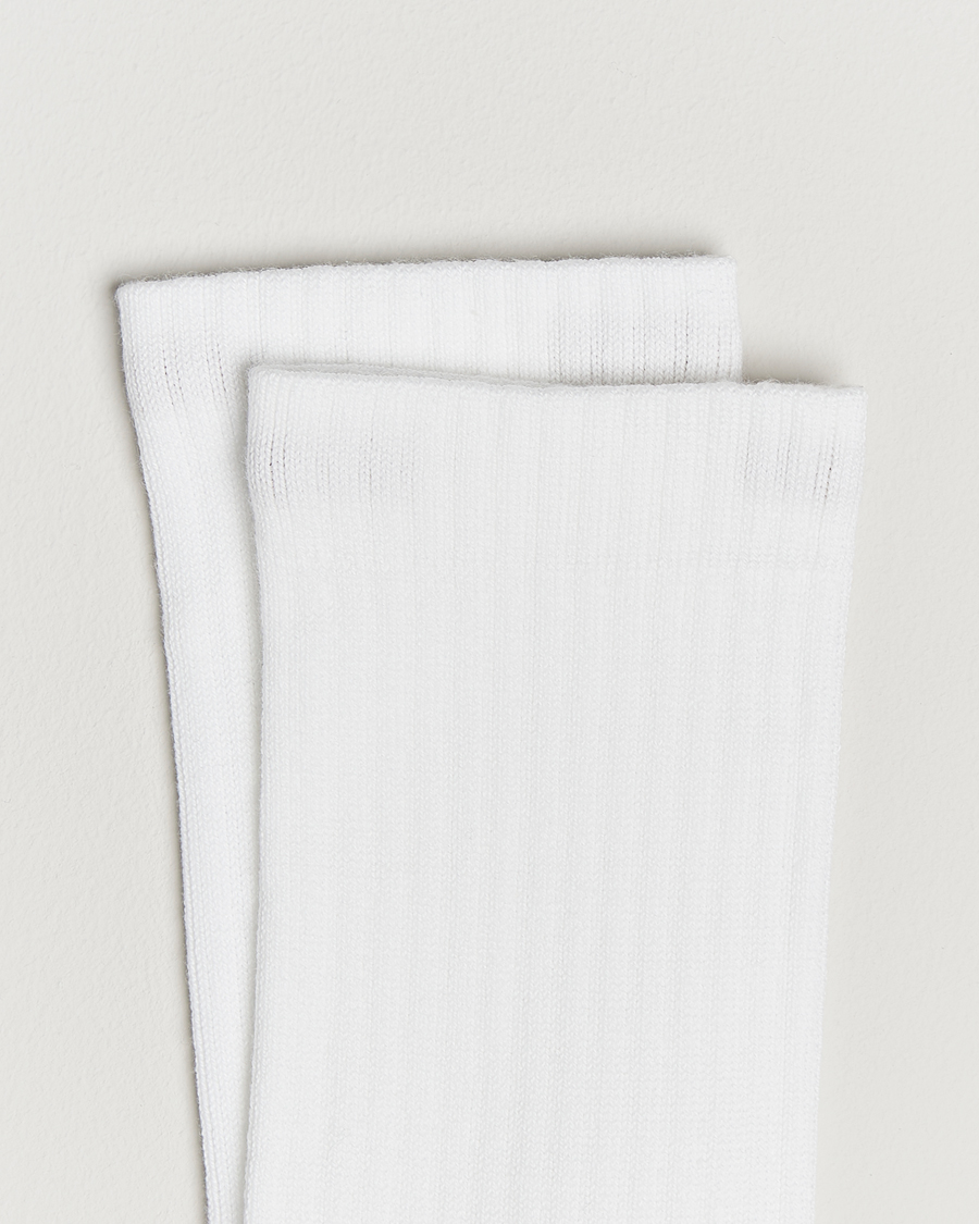 Homme | Sous-Vêtements Et Chaussettes | Sweyd | Two Tone Cotton Socks Off White/White