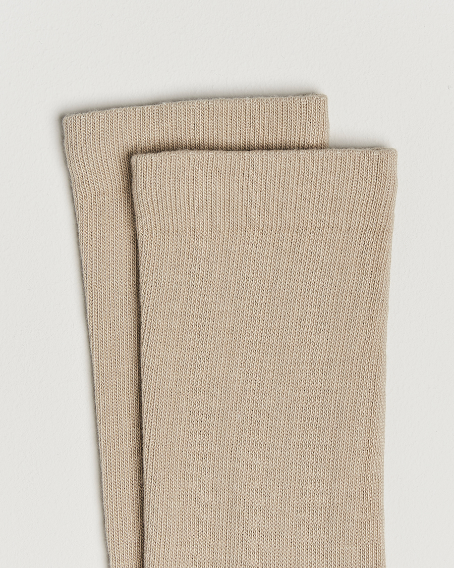 Homme | Sous-Vêtements Et Chaussettes | Sweyd | Two Tone Cotton Socks Sand/Off White
