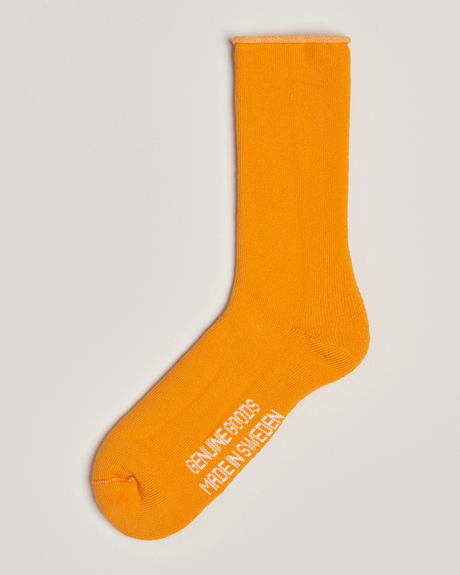 Homme | Sous-Vêtements Et Chaussettes | Sweyd | Cotton Cabin Socks Safety Orange